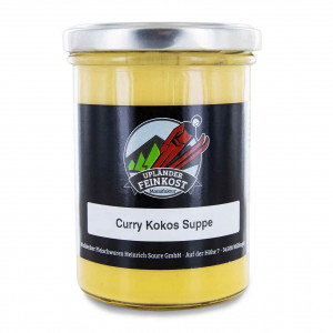 Curry Kokos Suppe im Glas von Upländer Feinkost