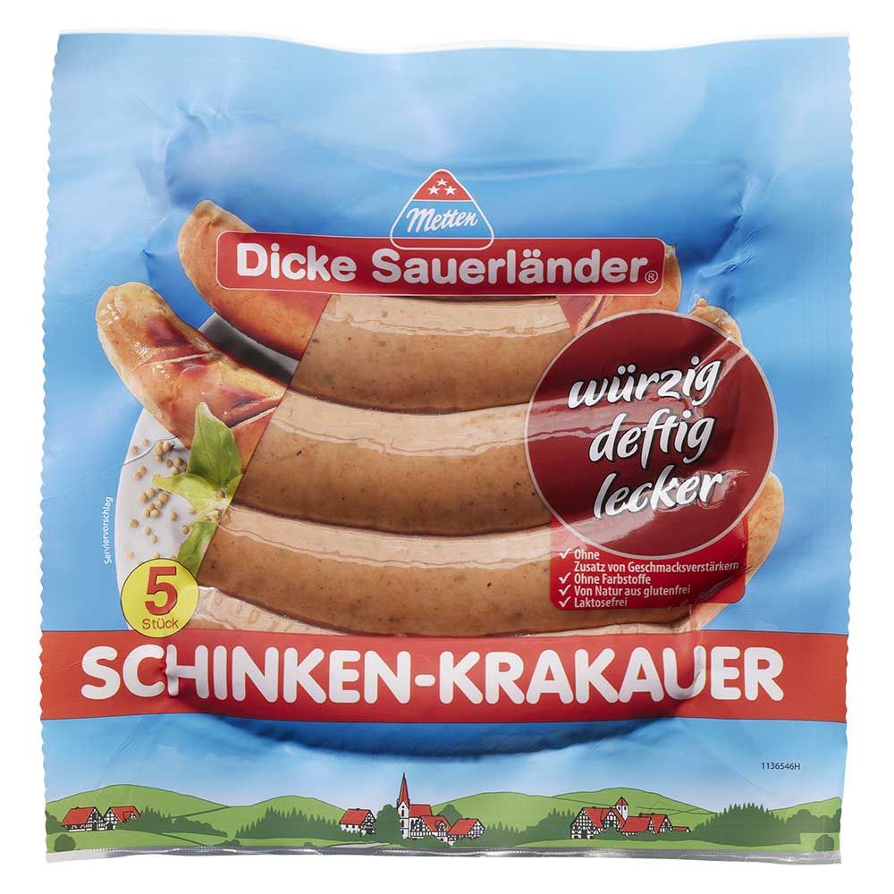 "Dicke Sauerländer" Schinken-Krakauer von Metten