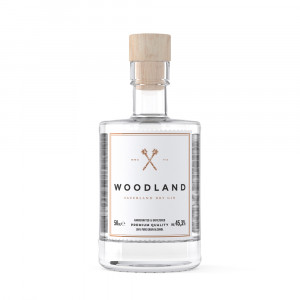 Woodland Gin in der Miniaturflasche 50ml