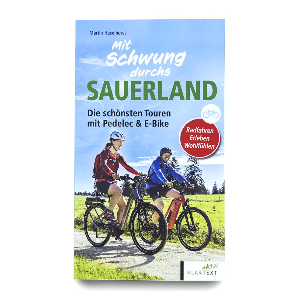 Buch "Mit Schwung durchs Sauerland - Die schönsten Touren mit Pedelec und E-Bike" von der Hofladen Lesestube-zoom-mobil