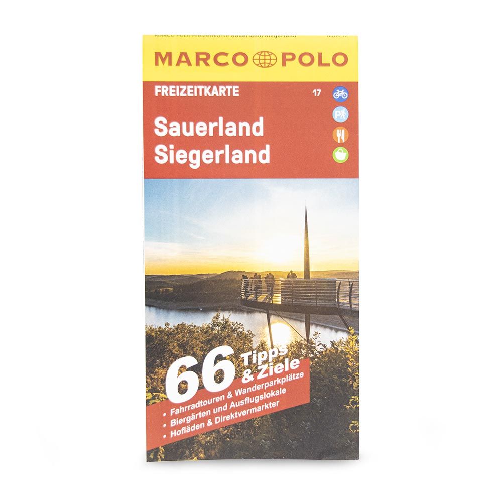 Freizeitkarte Sauerland & Siegerland von der Hofladen Lesestube