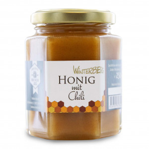 Honig mit Chili im 250g Glas von der Imkerei Becker