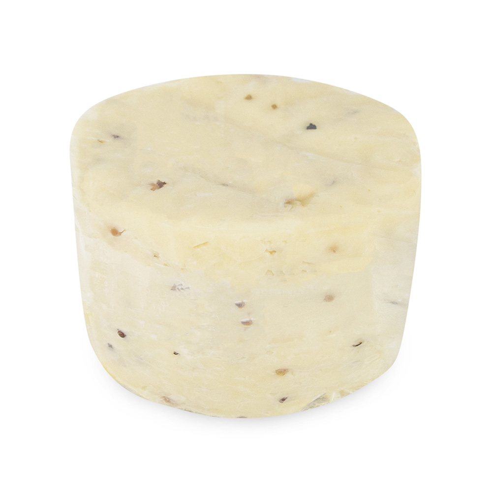 Käse Der Freche mit Senf & Pfeffer von der Hofkäserei Wellie-zoom