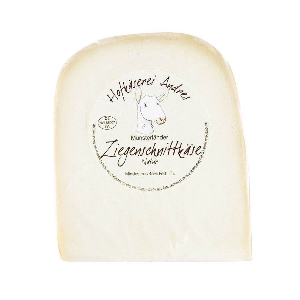 Ziegenschnittkäse natur von der Hofkäserei Andres