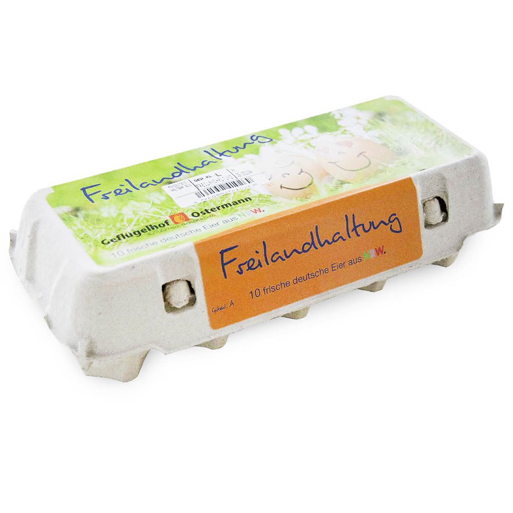10 Eier Größe L - Freilandhaltung von dem Geflügelhof Ostermann-slides