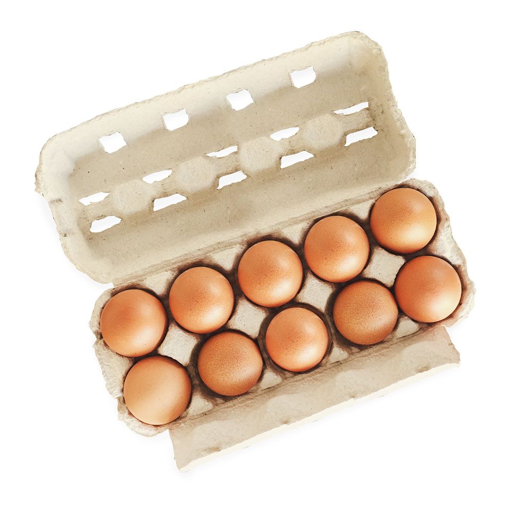 10 Eier Größe L - Freilandhaltung von dem Geflügelhof Ostermann
