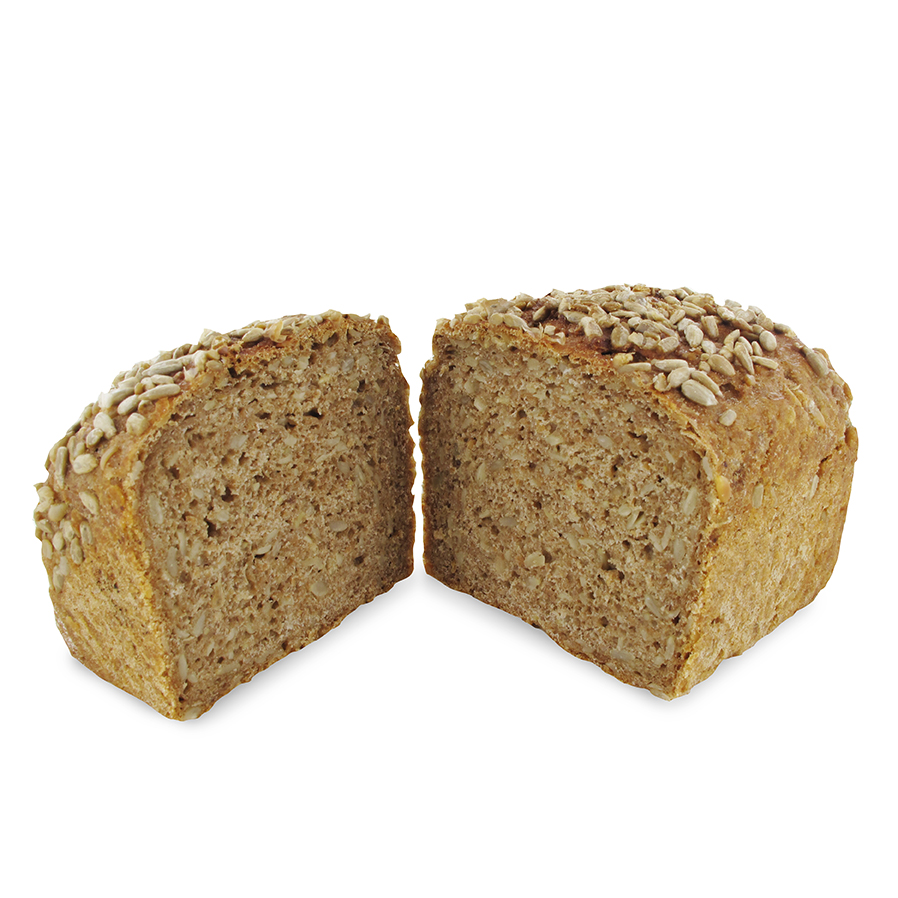 Dinkel-Vollkorn Brot zwei Hälften-zoom