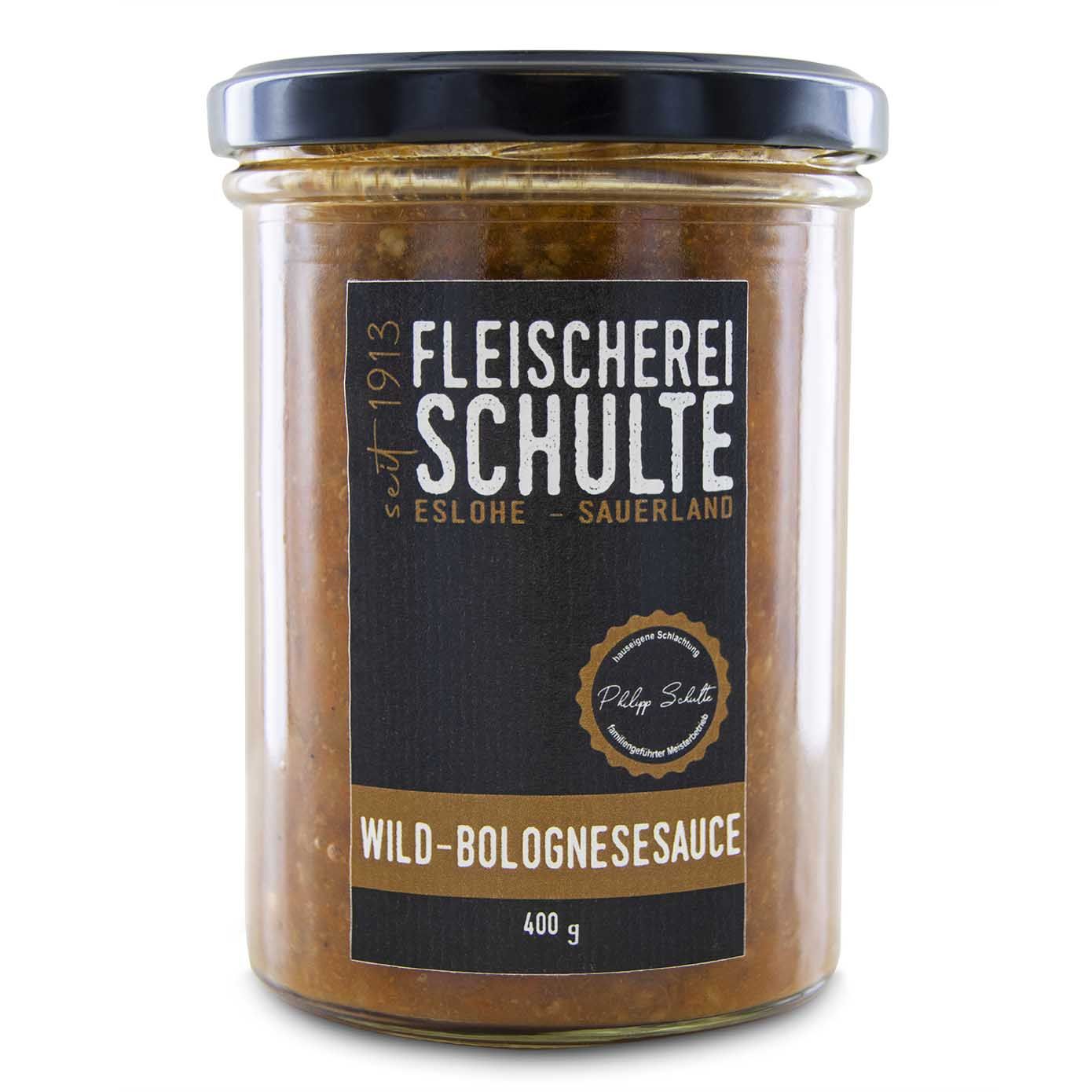 Wild-Bolognese-Sauce  von der Fleischerei Schulte