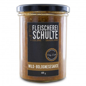 Wild-Bolognese-Sauce  von der Fleischerei Schulte