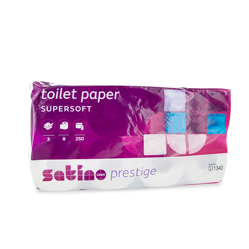 Wepa Toilettenpapier 3-lagig Satino Prestige-zoom