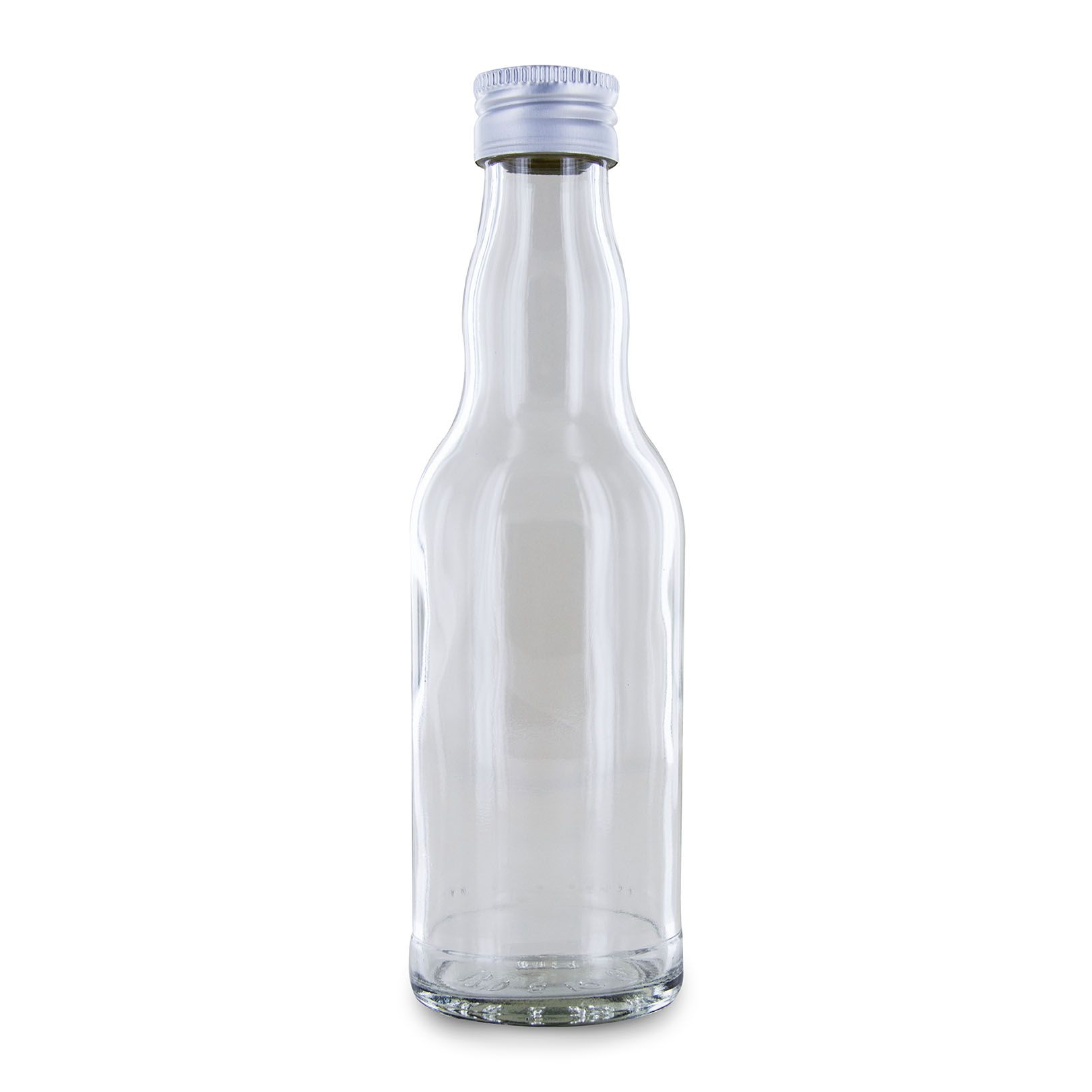 Kropfhalsflasche 0,2 l weiß