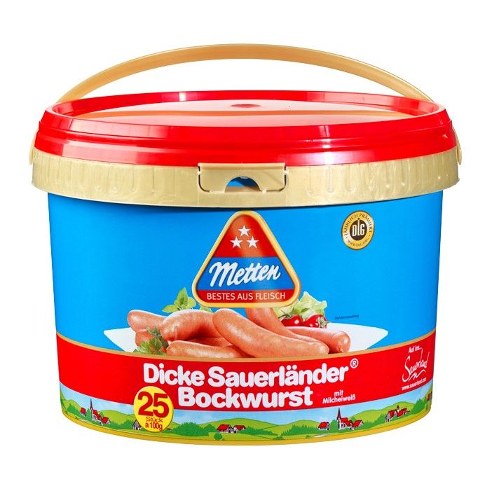 Dicke Sauerländer Bockwurst 25x100g