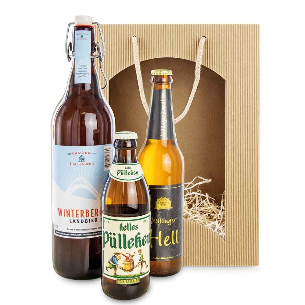Geschenkset Sauerländer Drilling vom Hofladen Sauerland