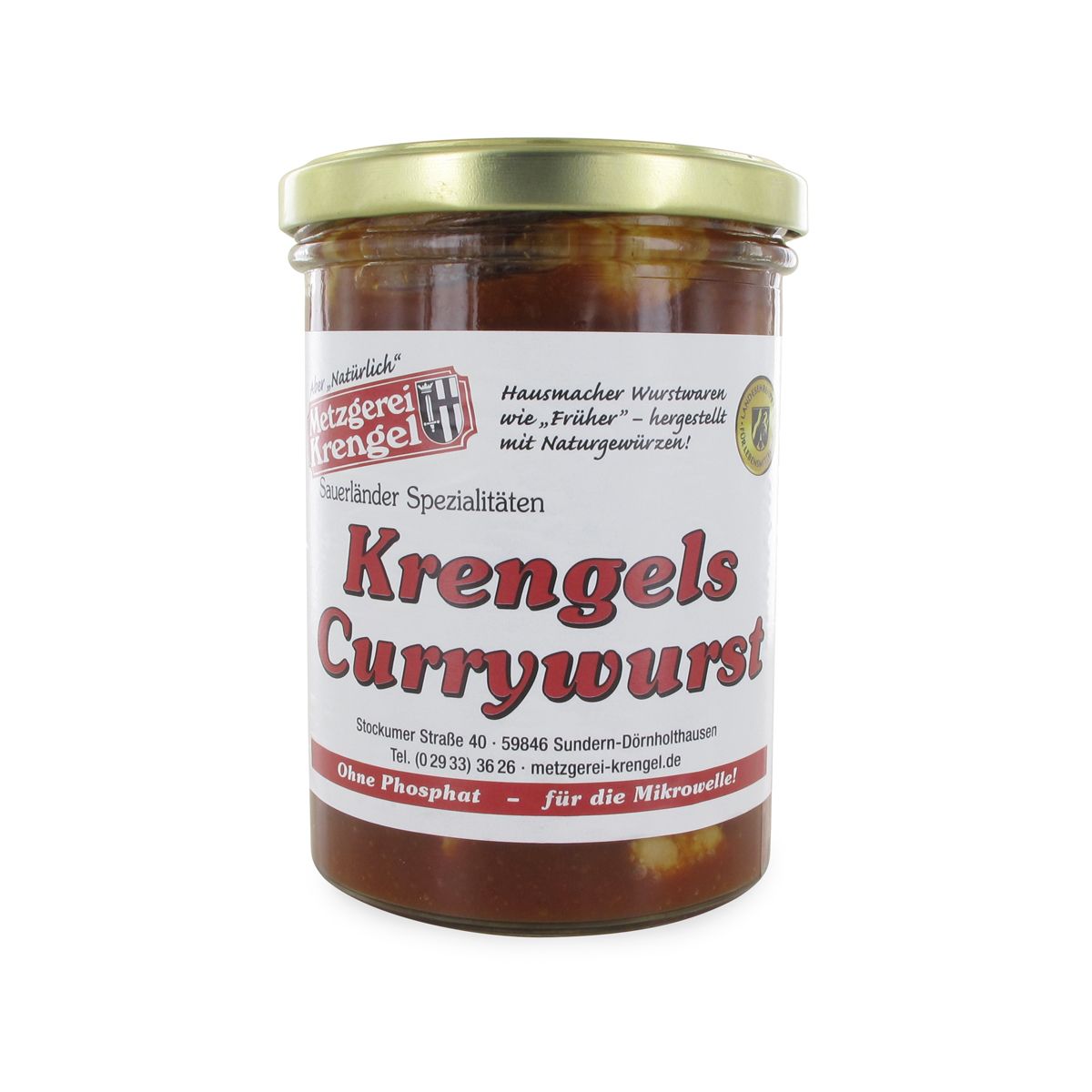 Krengels Currywurst im Glas