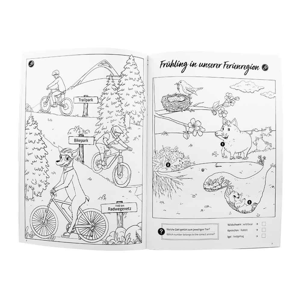Abenteuer-Malbuch Winterberg vom Standpunktverlag