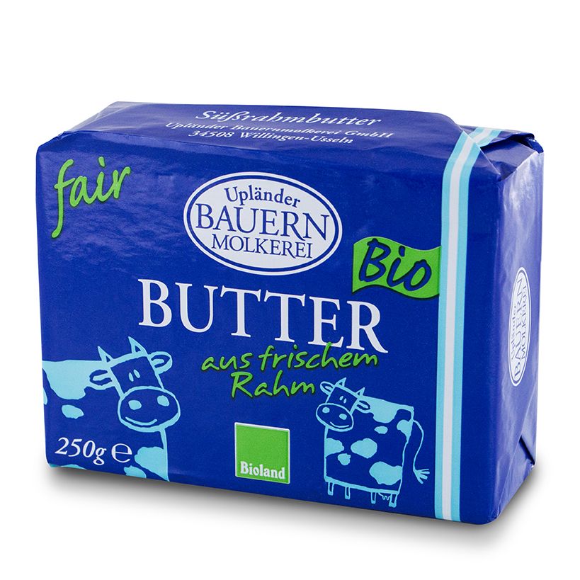 Bio Butter aus frischem Rahm