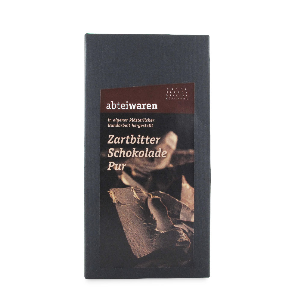 Zartbitter Schokolade von der Abtei Königsmünster-zoom-mobil