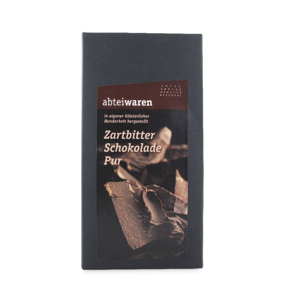 Zartbitter Schokolade von der Abtei Königsmünster