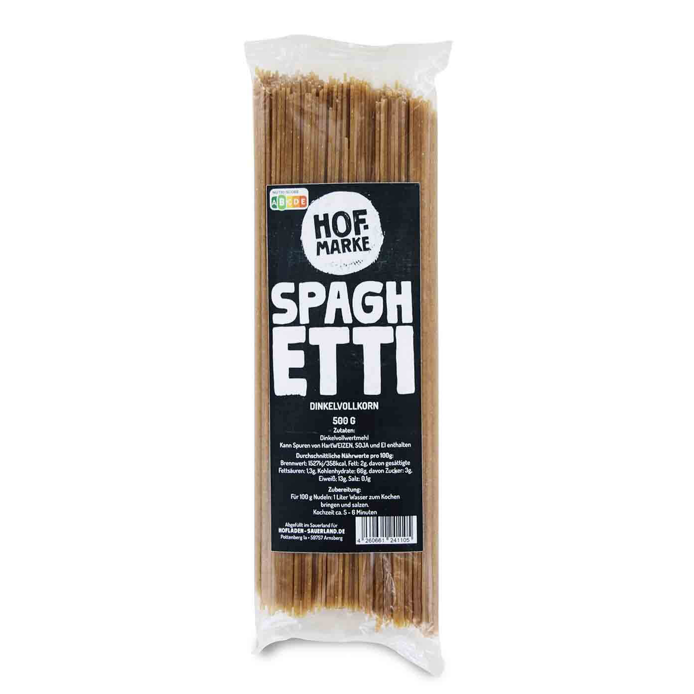 Dinkelvollkorn Spaghetti von unserer Hofmarke-zoom-mobil