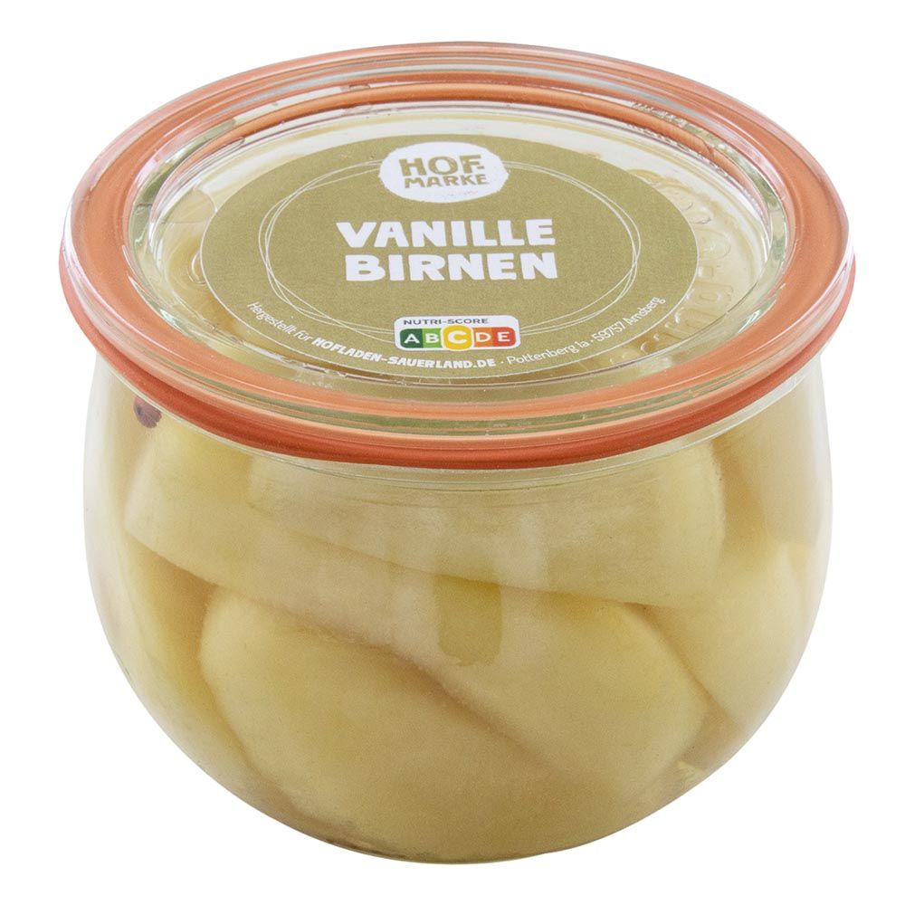 eingelegte Vanille-Birnen von Hofmarke