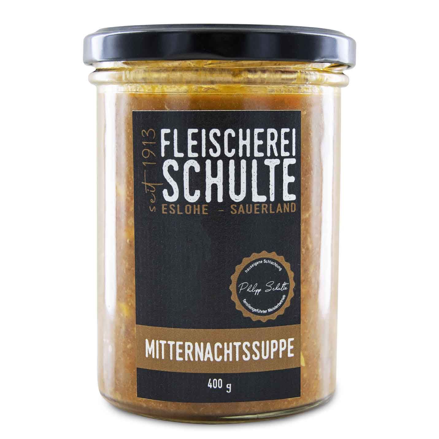 Mitternachtssuppe von der Fleischerei Schulte