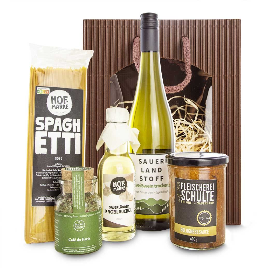 Geschenkset Sauerländer Pasta vom Hofladen Sauerland