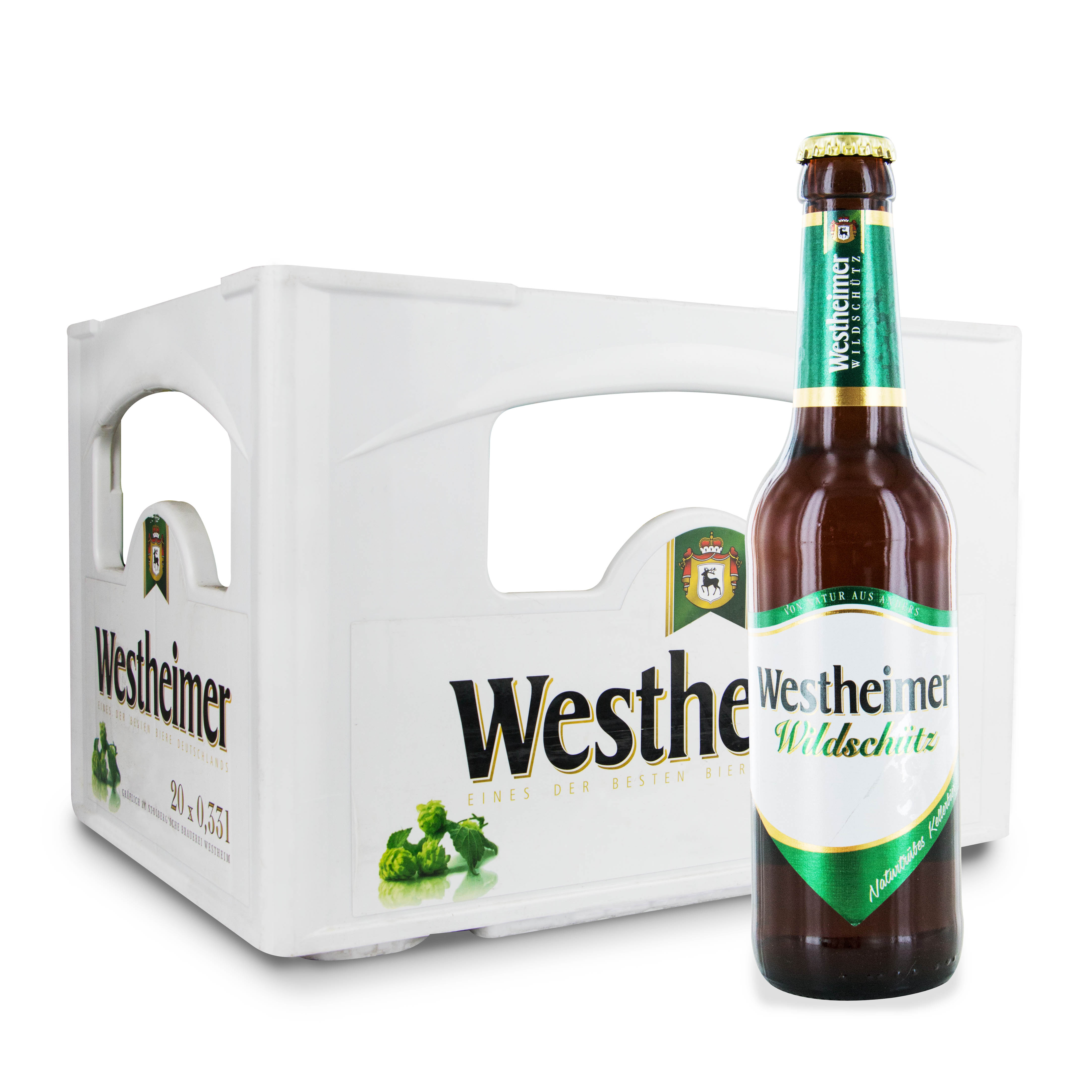 Westheimer Wildschütz Bier in der Kiste-zoom-mobil