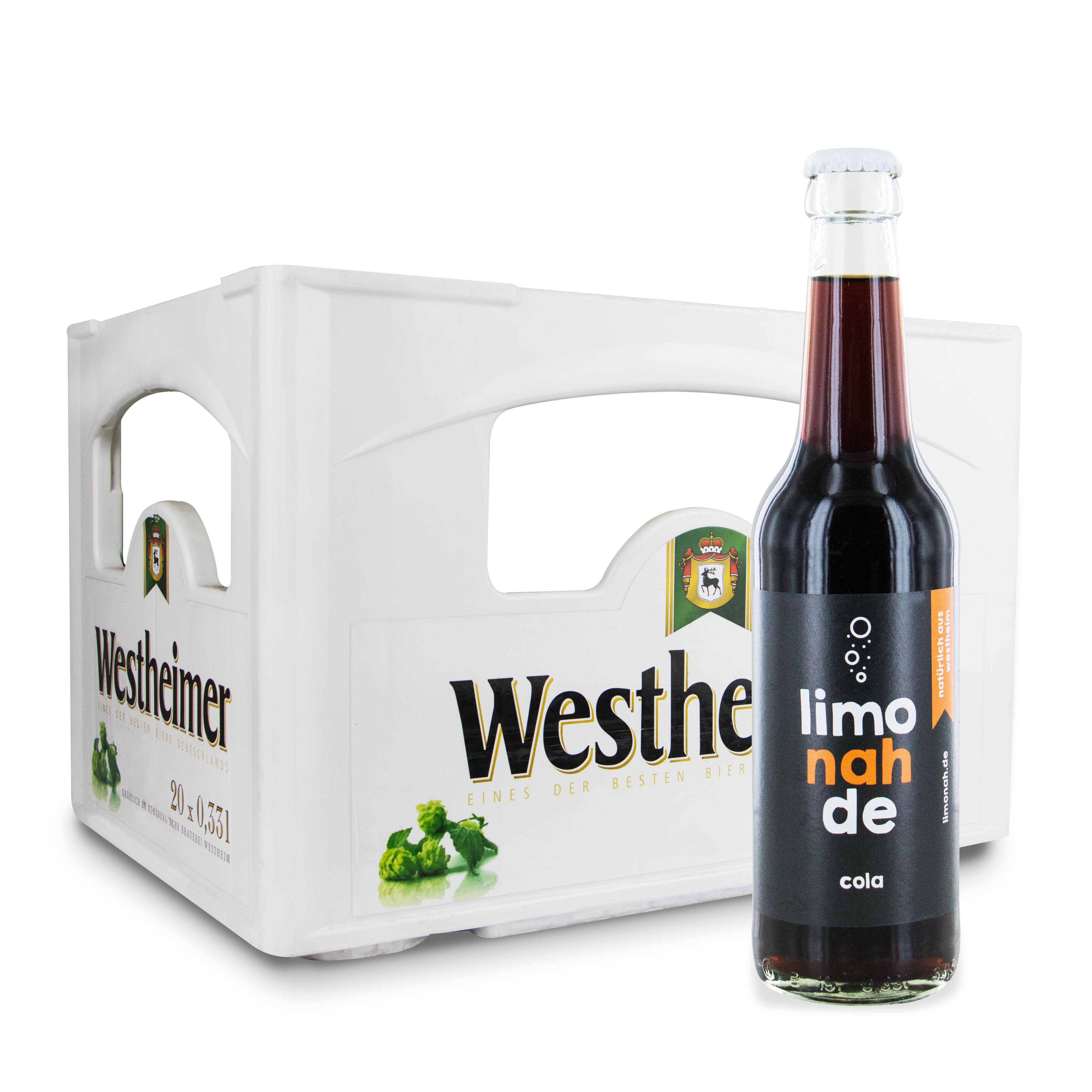 Westheimer limoNAHde Cola in der Kiste-slides