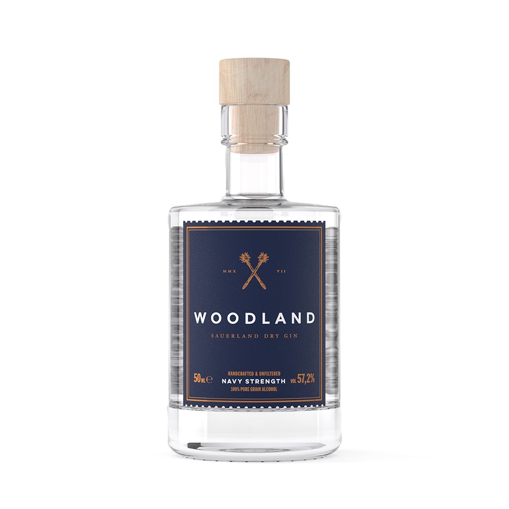 Woodland Navy Strenght Gin Miniaturflasche