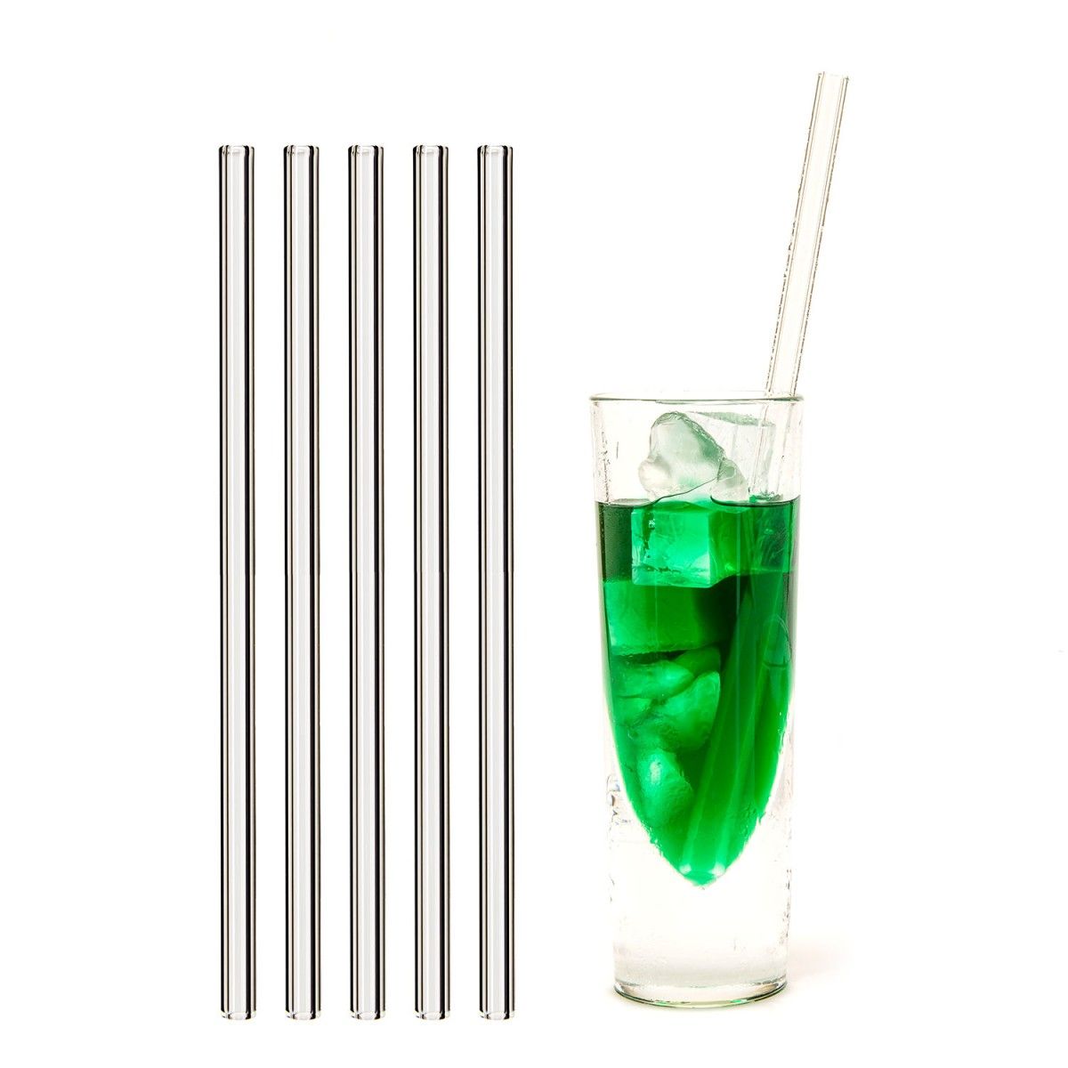 Glas-Trinkhalme 23 cm von Chinchilla