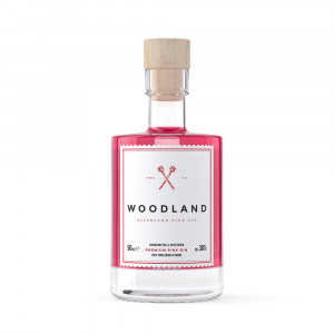 Woodland Pink Gin Mini in der 50 ml Flasche