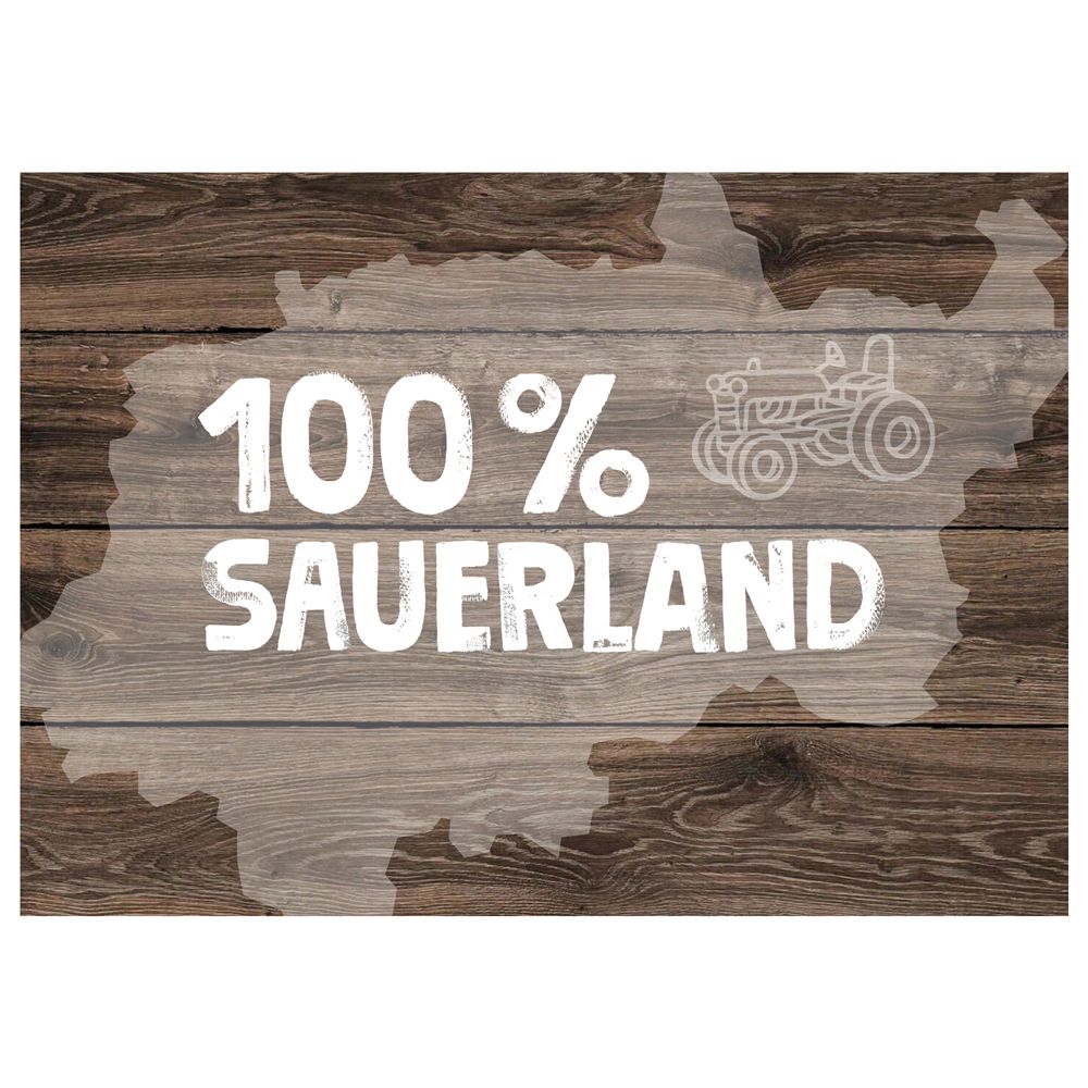 Grußkarte – 100% Sauerland