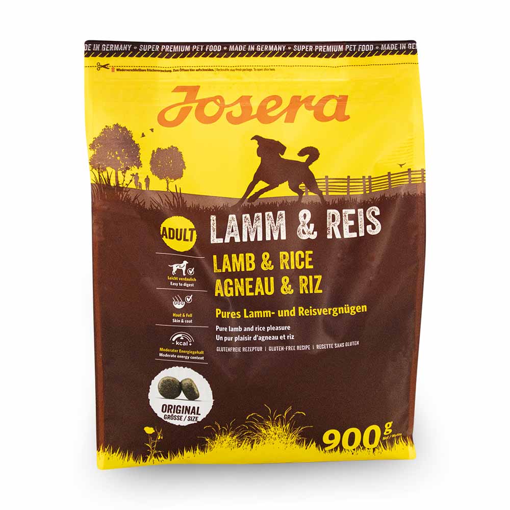 Lamm und Reis - Hundetrockenfutter 900g von Josera-slides