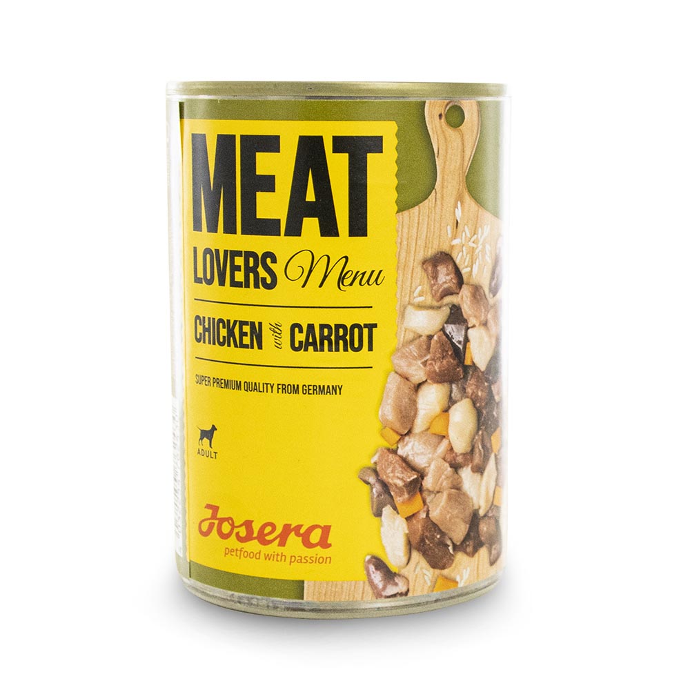 Meat Lovers Huhn und Karotte - Hundenassfutter von Josera-zoom-mobil