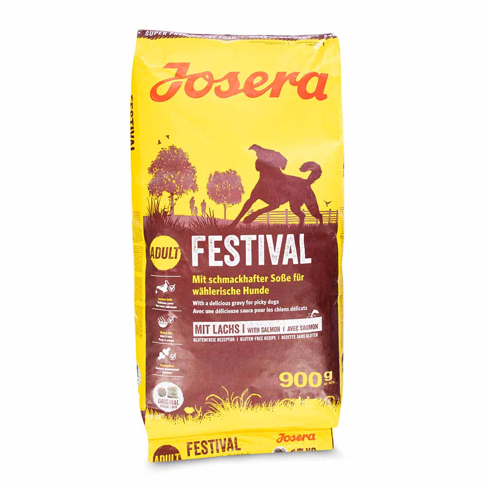 Festival mit Lachs - Hundetrockenfutter 900g von Josera-slides