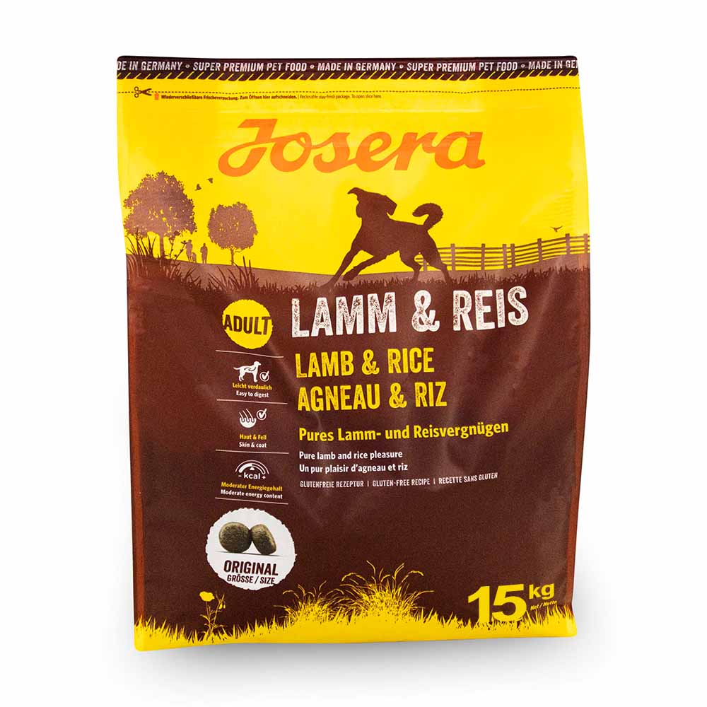 Lamm und Reis - Hundetrockenfutter 15kg von Josera-zoom
