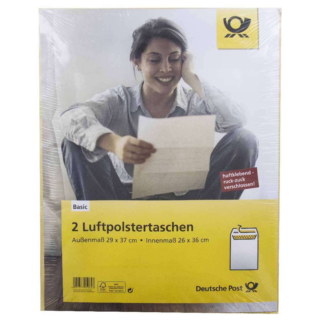 Luftpolstertasche, 29 x 37 cm, haftklebend, 2er-Set-zoom-mobil