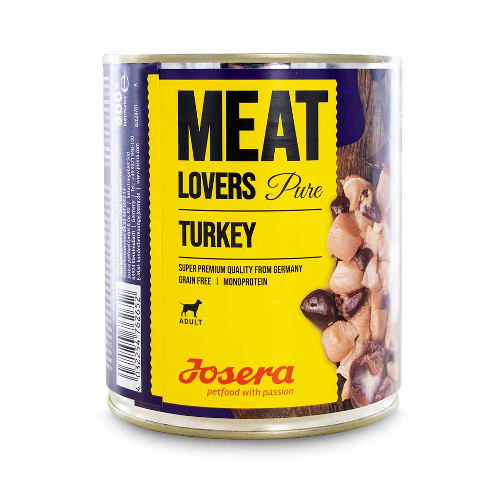 Meat Lovers Pure Turkey - Hundenassfutter 800g von Josera-zoom