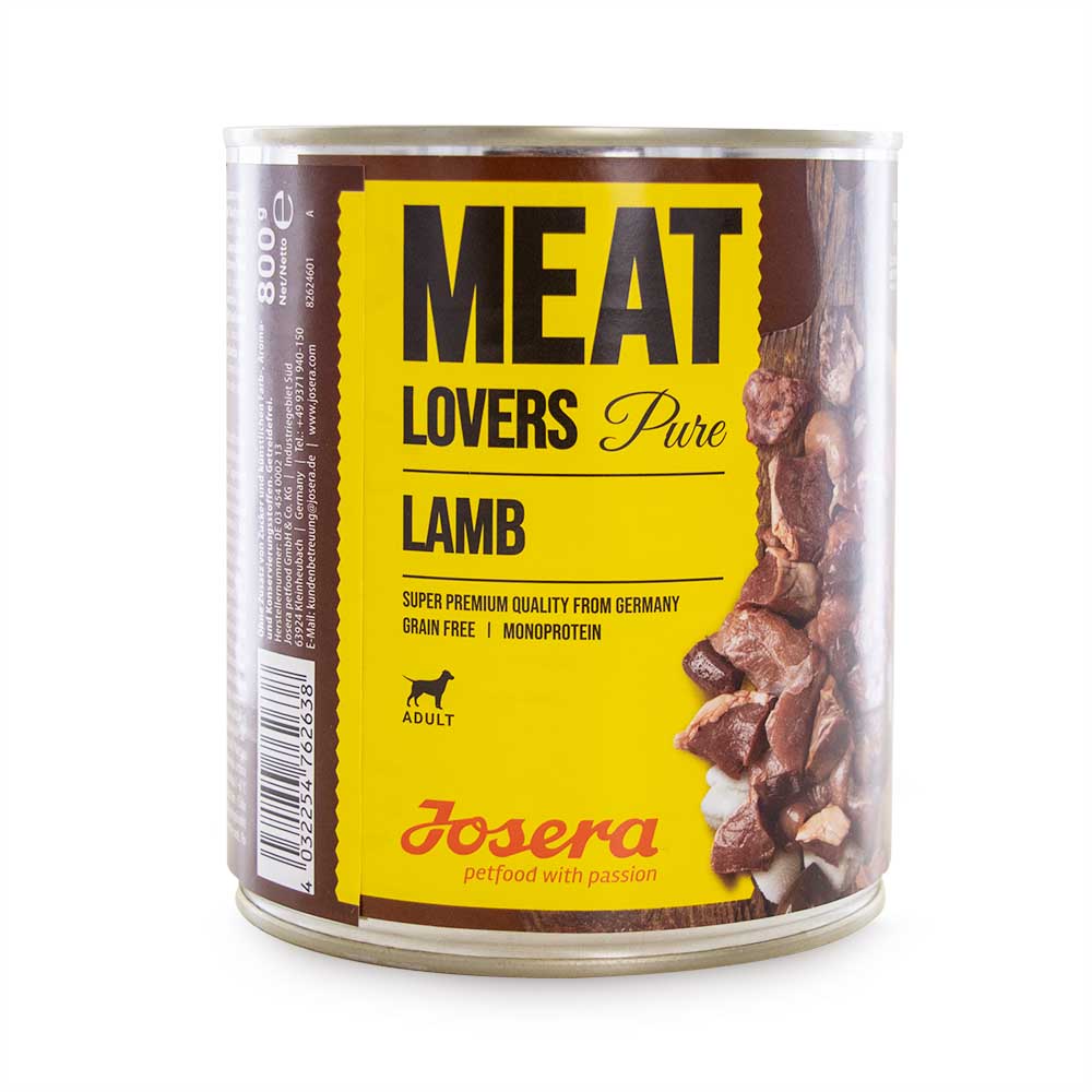 Meat Lovers Pure Lamb - Hundenassfutter 800g von Josera-slides