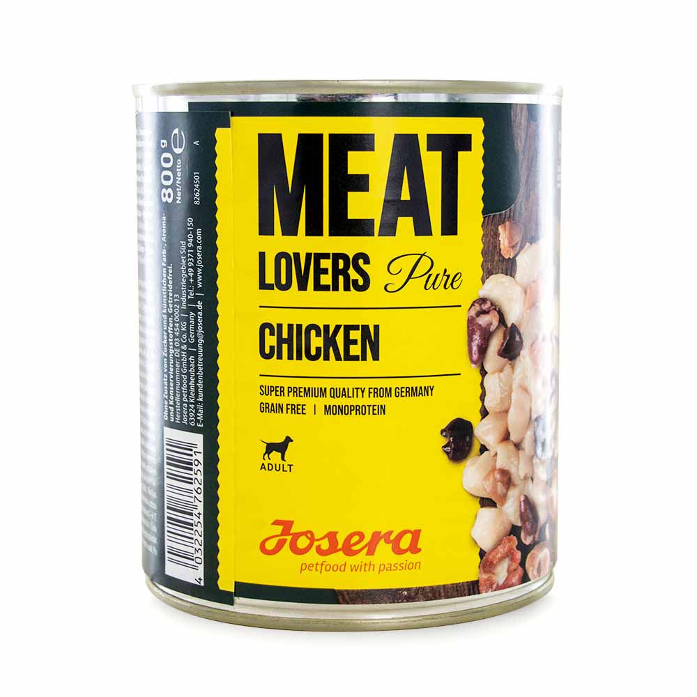 Meat Lovers Pure Chicken - Hundenassfutter 800g von Josera-zoom-mobil