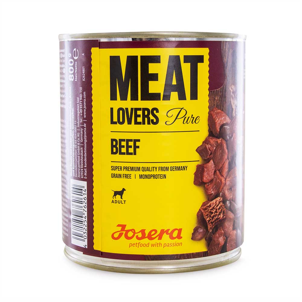 Meat Lovers Rindfleisch - Hundenassfutter 800g von Josera-zoom