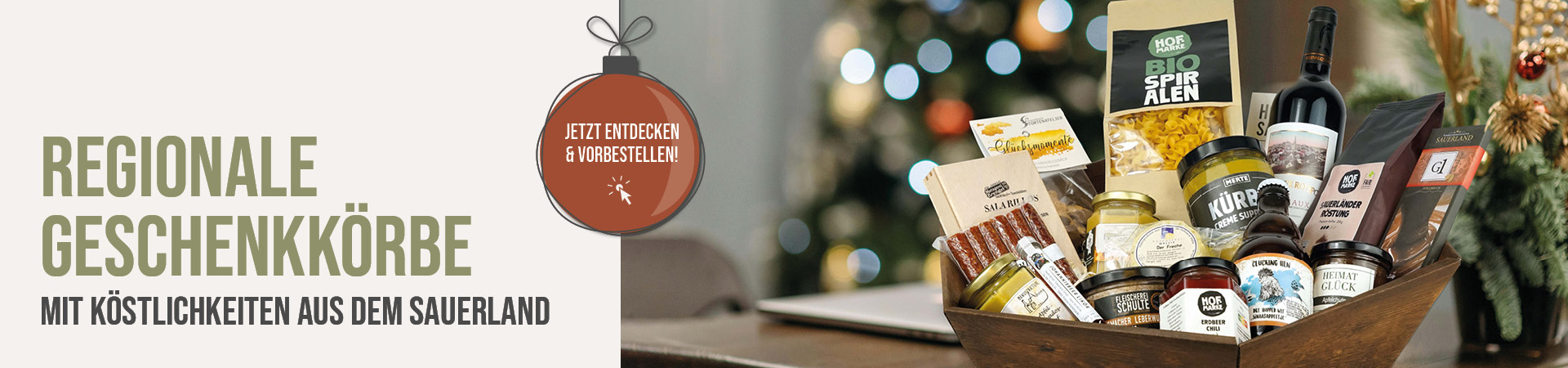 Geschenkkorb Weihnachten